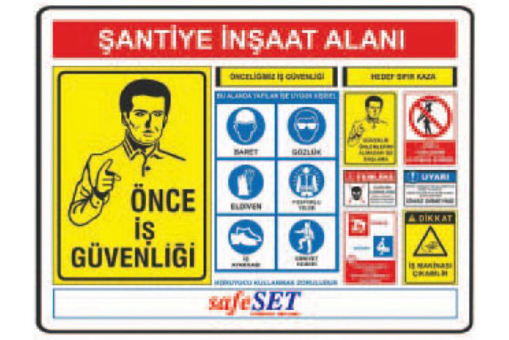 İnşaat Uyarı Seti resmi